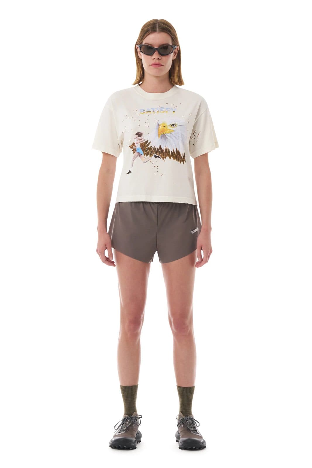 On model: Front